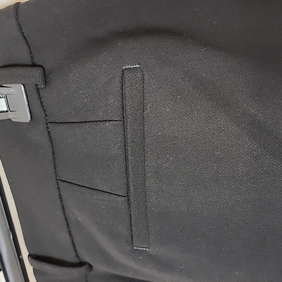 NEW LOFT High Waist Trouser Black Seasonless Classic Straight Wide Leg Preppy - Picture 9 of 16